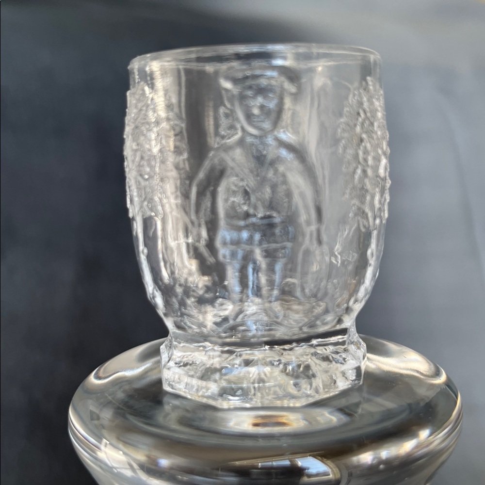 Vintage US Glass Company NURSERY RHYME Tumbler